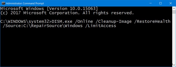 Sửa các tệp hệ thống Windows Update bị hỏng bằng Công cụ DISM 