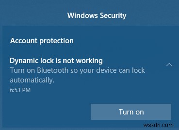 Dynamic Lock không hoạt động hoặc bị thiếu trong Windows 11/10 