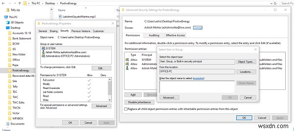 Cách thay đổi quyền sở hữu tệp hoặc thư mục trong Windows 11/10 