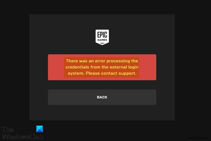 Sửa lỗi đăng nhập Epic Games Launcher trên Windows 11/10 