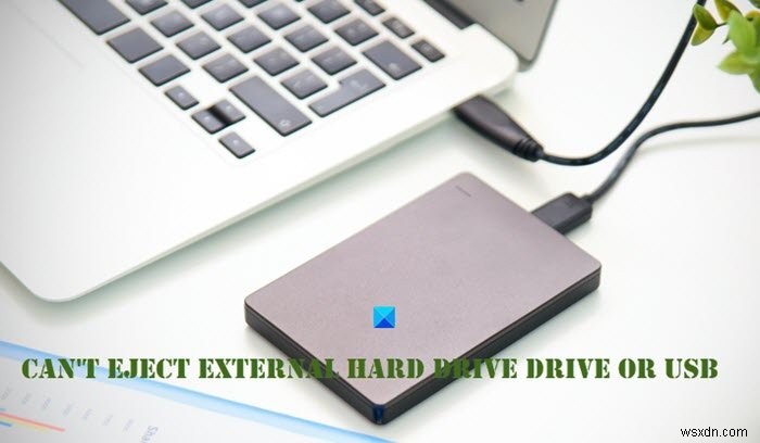 Không thể tháo Ổ đĩa cứng ngoài hoặc USB trên Windows 11/10 