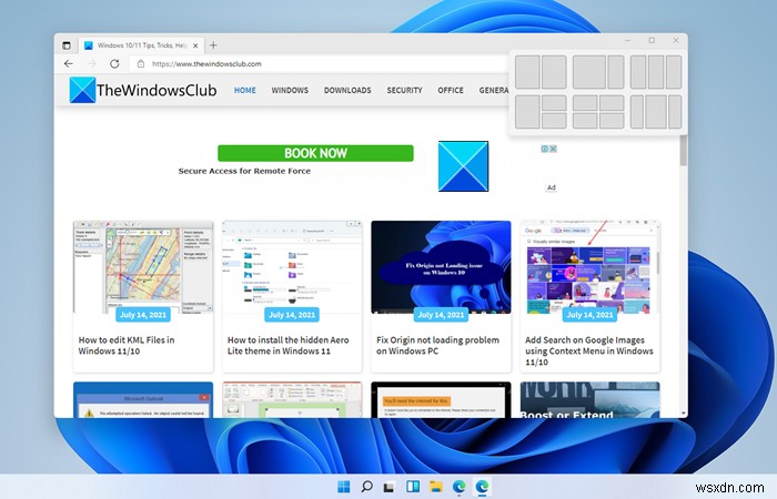 Các phím tắt mới trong Windows 11 