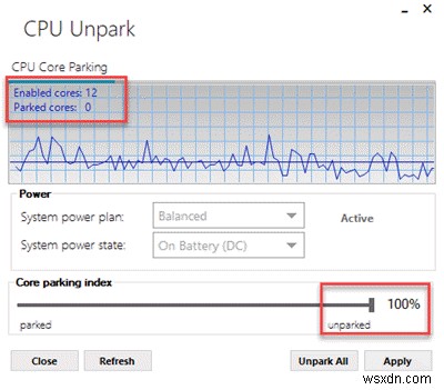 Cách bật hoặc tắt tính năng đỗ xe lõi của CPU trong Windows 11/10 