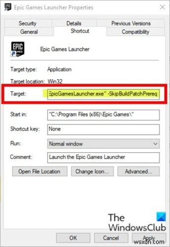 Sửa mã lỗi Epic Games SU-PQR1603 hoặc SU-PQE1223 trong Windows 11/10 