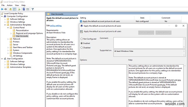 Cách xóa mặc định Đăng nhập Ảnh tài khoản người dùng trong Windows 11/10 