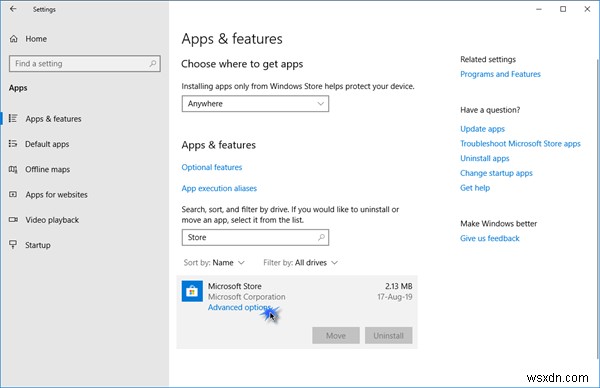 Microsoft Store bị thiếu, không hiển thị hoặc không được cài đặt trong Windows 11/10 