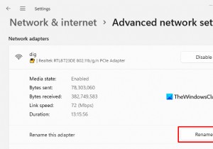 Cách đổi tên bộ điều hợp mạng WiFi trên Windows 11 