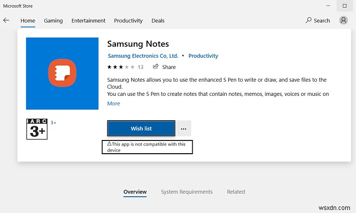 Cách sử dụng Samsung Notes trong Windows 11/10 