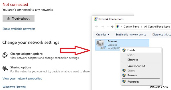 Kết nối Ethernet không hoạt động trong Windows 11/10 