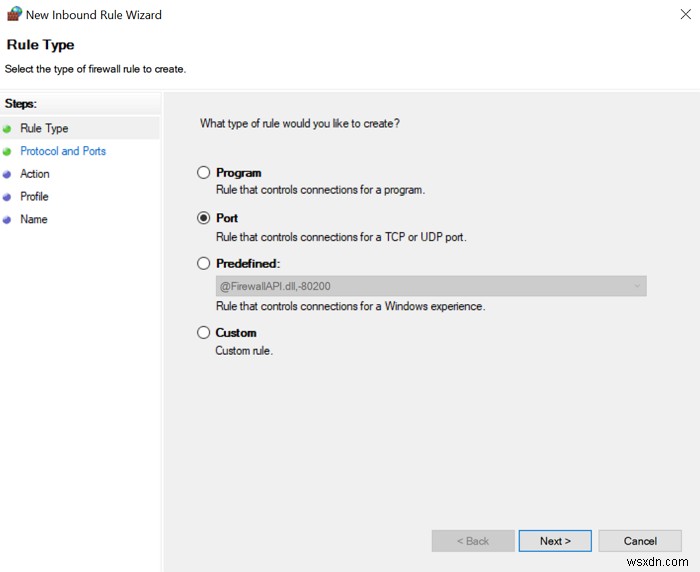 Sửa lỗi VPN 806 (GRE Blocked) trên Windows 11/10 