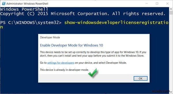Cách tắt hoặc bật Chế độ nhà phát triển trong Windows 11/10 