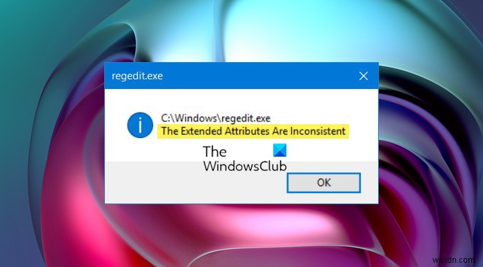 Các thuộc tính mở rộng là lỗi không nhất quán trong Windows 11/10 