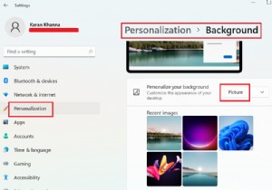 Cách thay đổi hình nền hoặc hình nền màn hình trong Windows 11 