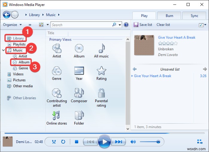 Cách tải xuống và thêm Tiêu đề bản nhạc trong Windows Media Player 