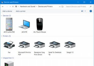 Biểu tượng máy in không hiển thị trong Thiết bị và Máy in trong Windows 11/10 