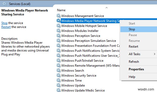 Lỗi Windows Media Player - Thực thi Máy chủ không thành công 