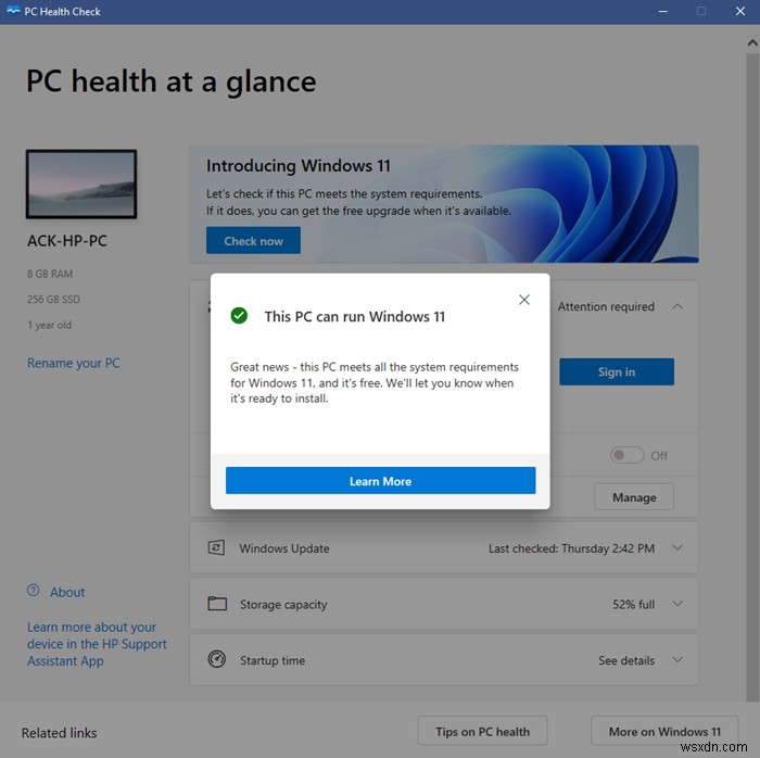 Cách kiểm tra xem PC của bạn có thể chạy Windows 11 hay không bằng công cụ PC Health Check 