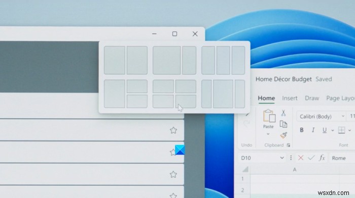Các tính năng mới của Windows 11:Khởi động được thiết kế lại, Thanh tác vụ, Giao diện người dùng, Bố cục Snap, Nhóm Snap, v.v. 