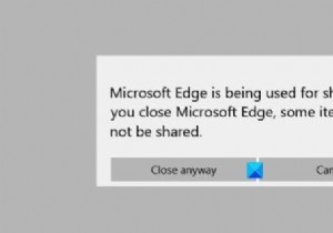 Cách tắt Microsoft Edge đang được sử dụng để chia sẻ lời nhắc 