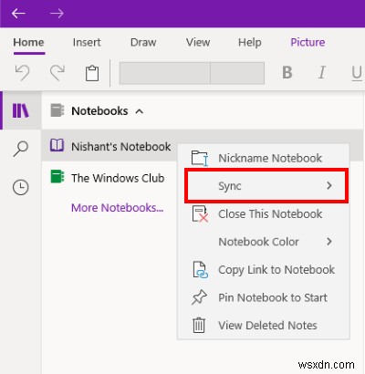 Sửa lỗi OneNote 0xE0000007, Chúng tôi đã gặp sự cố khi đồng bộ hóa sổ ghi chép của bạn 