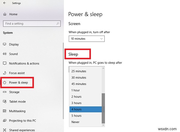 Cách thay đổi cài đặt Sleep trên Windows 11/10 