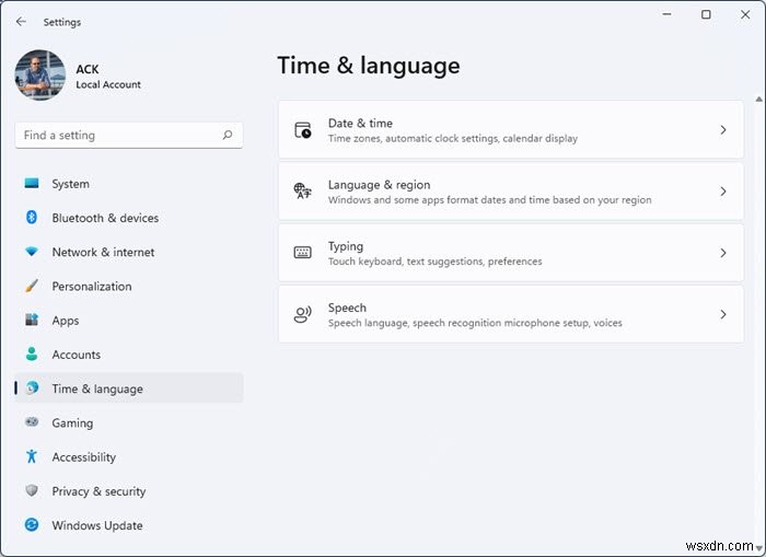 Cách thay đổi ngôn ngữ trong Windows 11/10 