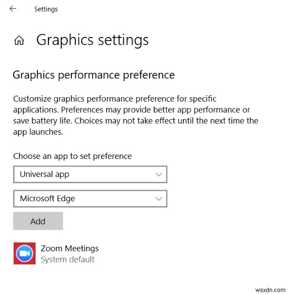 Ứng dụng đã bị chặn truy cập phần cứng đồ họa trong Windows 11/10 