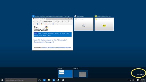 Cách xóa nút Task View khỏi thanh Taskbar của Windows 11/10 