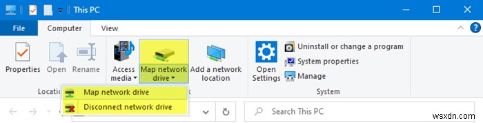 Cách lập bản đồ hoặc thêm Vị trí mạng hoặc Ổ đĩa FTP bản đồ trong Windows 11/10 