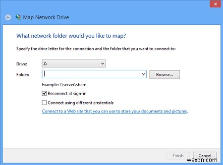 Cách lập bản đồ hoặc thêm Vị trí mạng hoặc Ổ đĩa FTP bản đồ trong Windows 11/10 