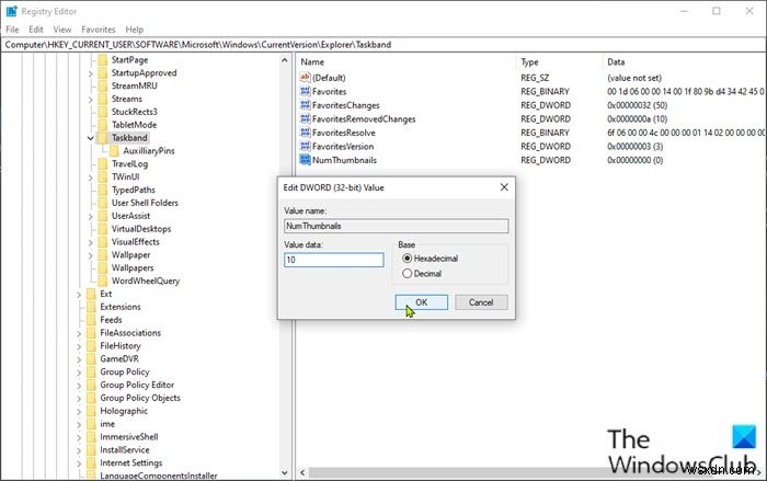 Taskbar Thumbnail Preview không hoạt động trong Windows 11/10 
