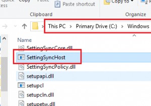 Quá trình lưu trữ để thiết lập đồng bộ hóa SettingSyncHost.exe Sử dụng CPU cao 
