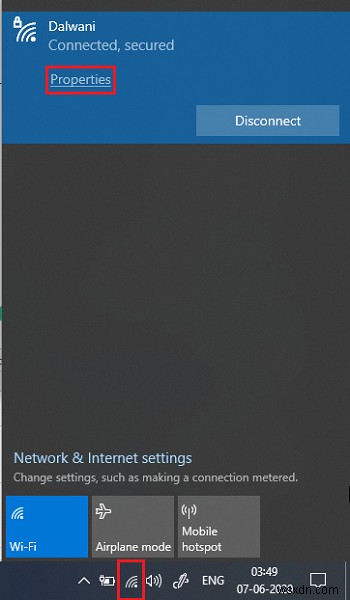 Cách kiểm tra loại Bảo mật mạng Wi-Fi trong Windows 11/10 