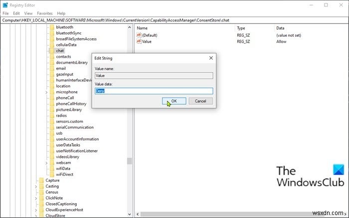 Cách ngăn Ứng dụng truy cập Văn bản hoặc Tin nhắn trong Windows 11/10 