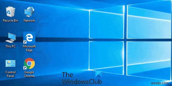 Các biểu tượng trên màn hình di chuyển ngẫu nhiên khi được kết nối với Màn hình bên ngoài trong Windows 11/10 