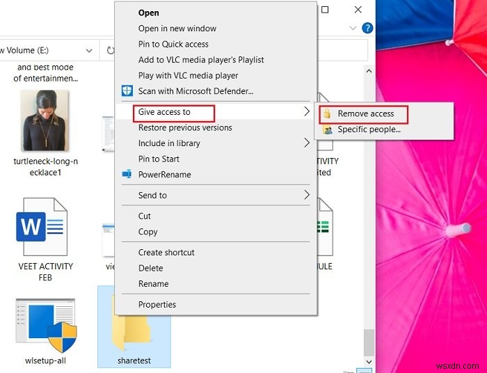 Cách dừng Chia sẻ Thư mục trong Windows 11/10 