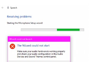 Wizard không thể khởi động micrô trong Windows 10 