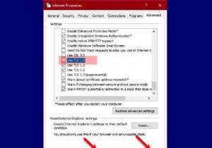 Cách tắt TLS 1.0 trong Windows 11/10 