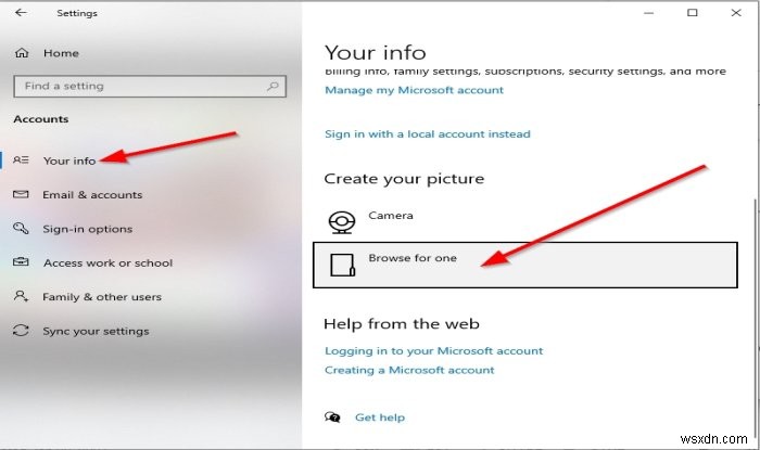 Cách thay đổi ảnh Tài khoản người dùng thành video trong Windows 11/10 