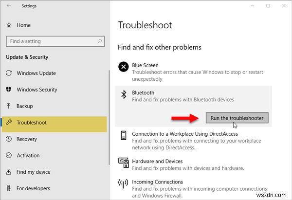 Windows không thể kết nối với lỗi thiết bị mạng Bluetooth của bạn 