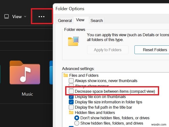 Cách tắt Chế độ xem thu gọn trong File Explorer trong Windows 11/10 