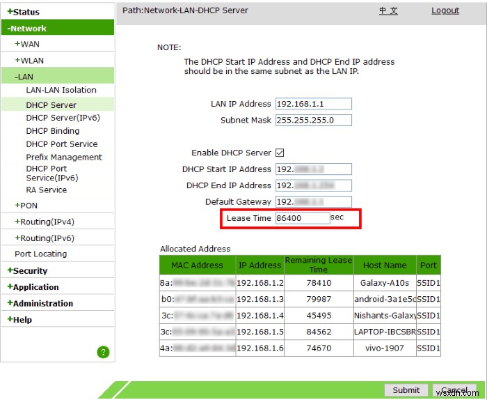 Cách thay đổi Thời gian thuê DHCP trong Windows 11/10 