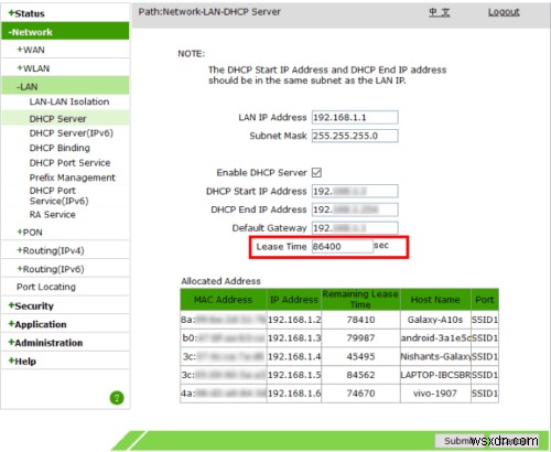 Cách thay đổi Thời gian thuê DHCP trong Windows 11/10 