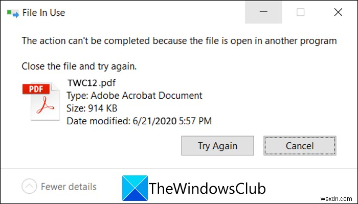 Làm cách nào để biết Quy trình nào đang khóa hoặc sử dụng Tệp trong Windows 11/10? 