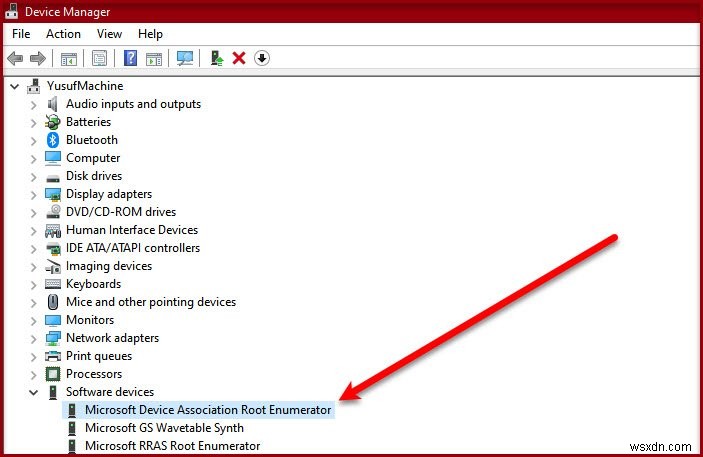 Trình điều tra gốc của Hiệp hội thiết bị Microsoft là gì? 