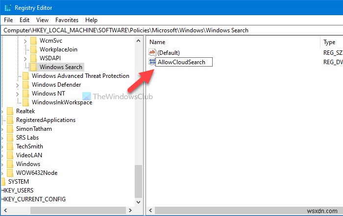 Cách bật hoặc tắt Tìm kiếm nội dung đám mây trong hộp tìm kiếm trên Thanh tác vụ trong Windows 11/10 