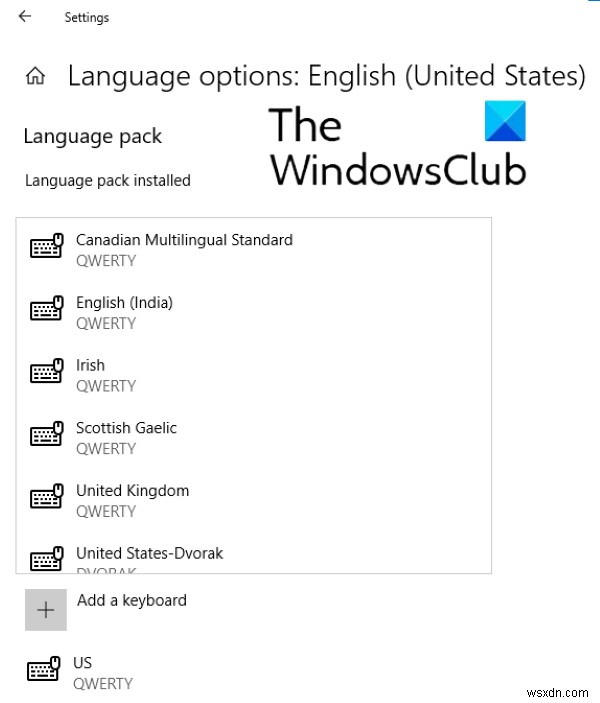 Bàn phím gõ sai chữ cái trên Windows 11/10 