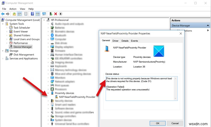 Microsoft Usbccid Smartcard Reader (WUDF) không hoạt động trong Windows 10 