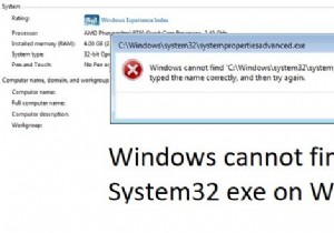 Windows không thể tìm thấy exe của Windir System32 trên Windows 11/10 