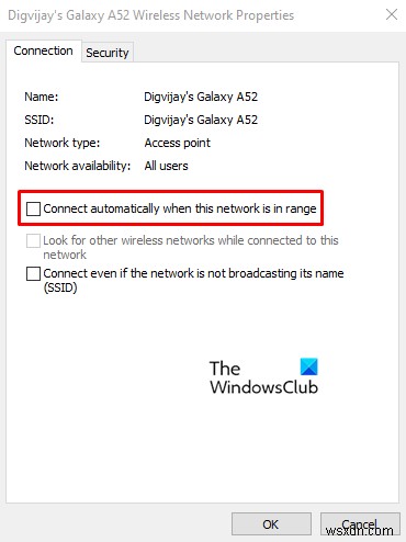 Ngăn Windows 11/10 tự động kết nối với mạng Wi-Fi 